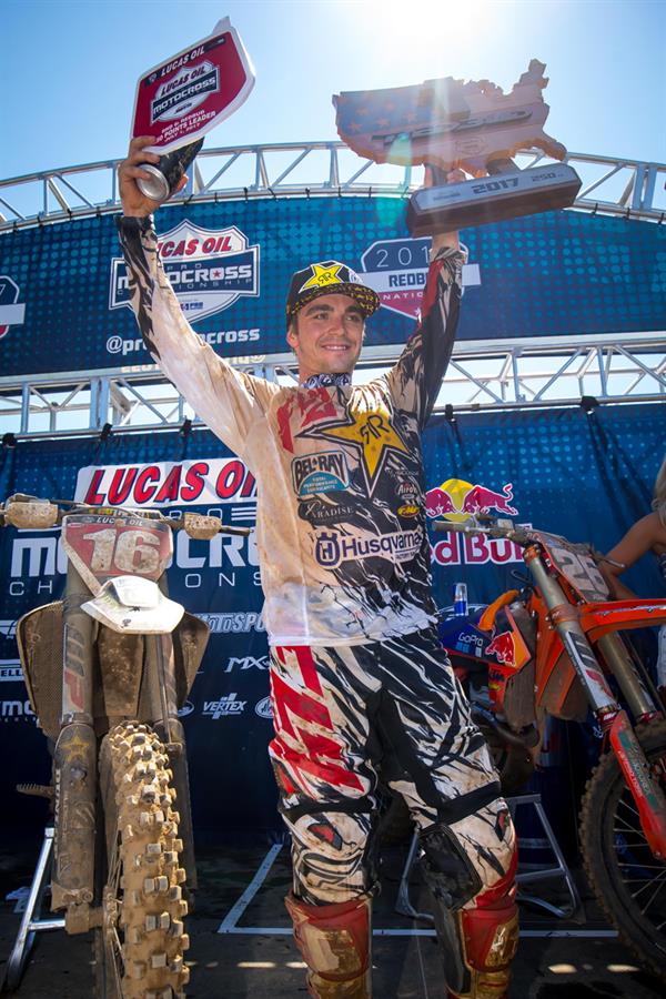 Zach Osborne claimed another victory on Saturday at the historic RedBud National! (Photo: Simon Cudby)