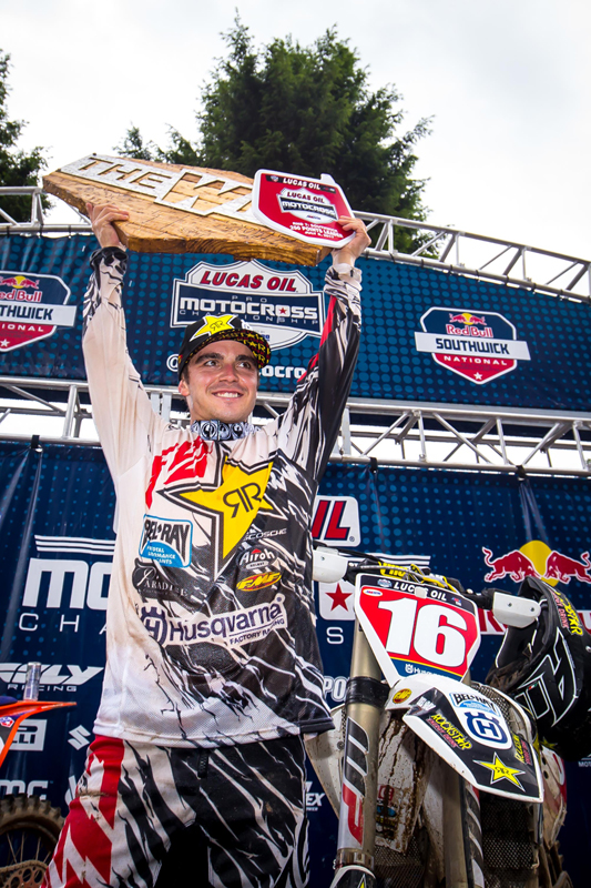 Zach Osborne is earned another victory on Saturday at the Southwick National. (Photo: Simon Cudby)