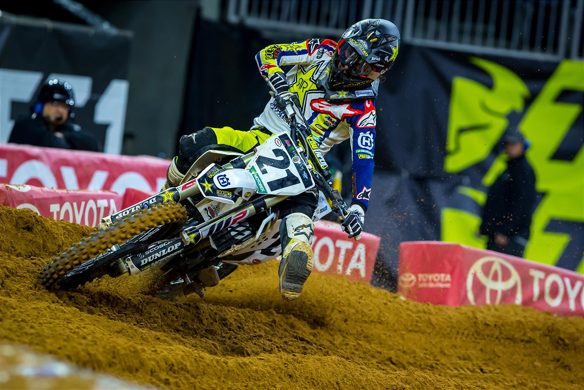 Anderson has the 450 points lead going into Anaheim 2. (Photo: Simon Cudby)