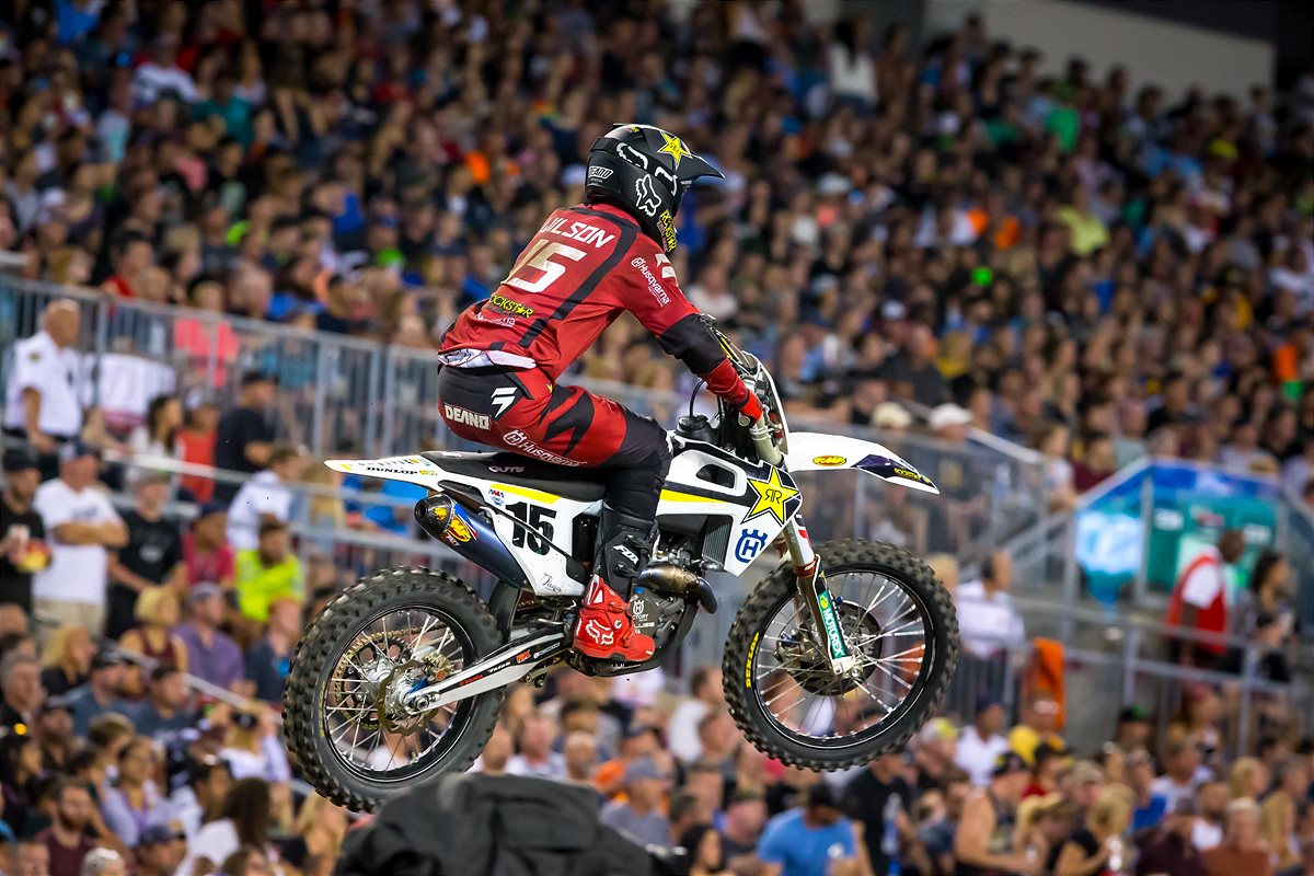 Dean Wilson had his best finish of the season with a 7th in the 450 class. (Photo: Simon Cudby)