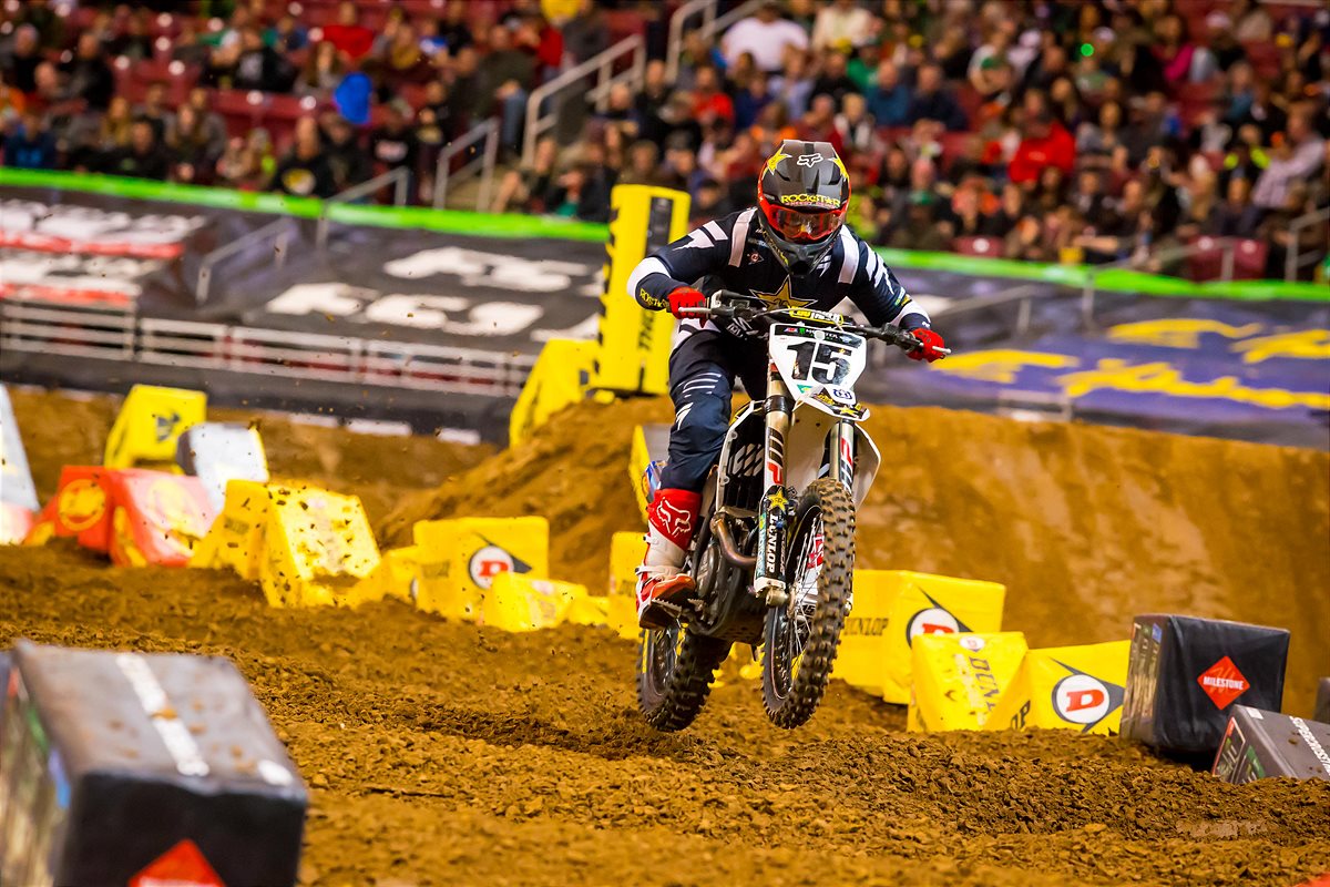 Dean Wilson earned another top-10 finish and is currently 10th in 450 rider point standings. (Photo: Simon Cudby)