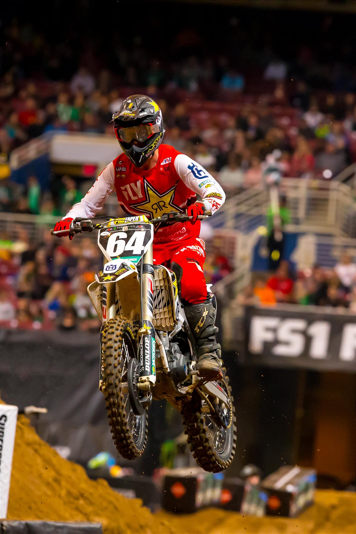 Michael Mosiman earned his first top-10 Supercross finish on Saturday in St. Louis! (Photo: Simon Cudby)