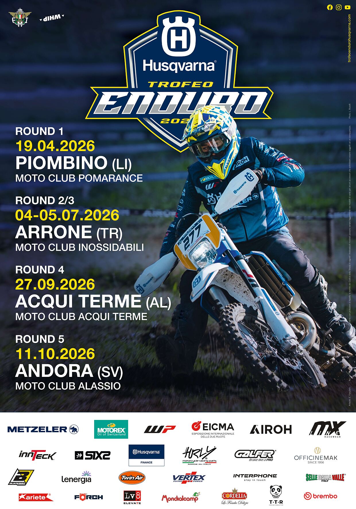 Trofeo Enduro HQV Poster 2026 70x100 Official PRINT