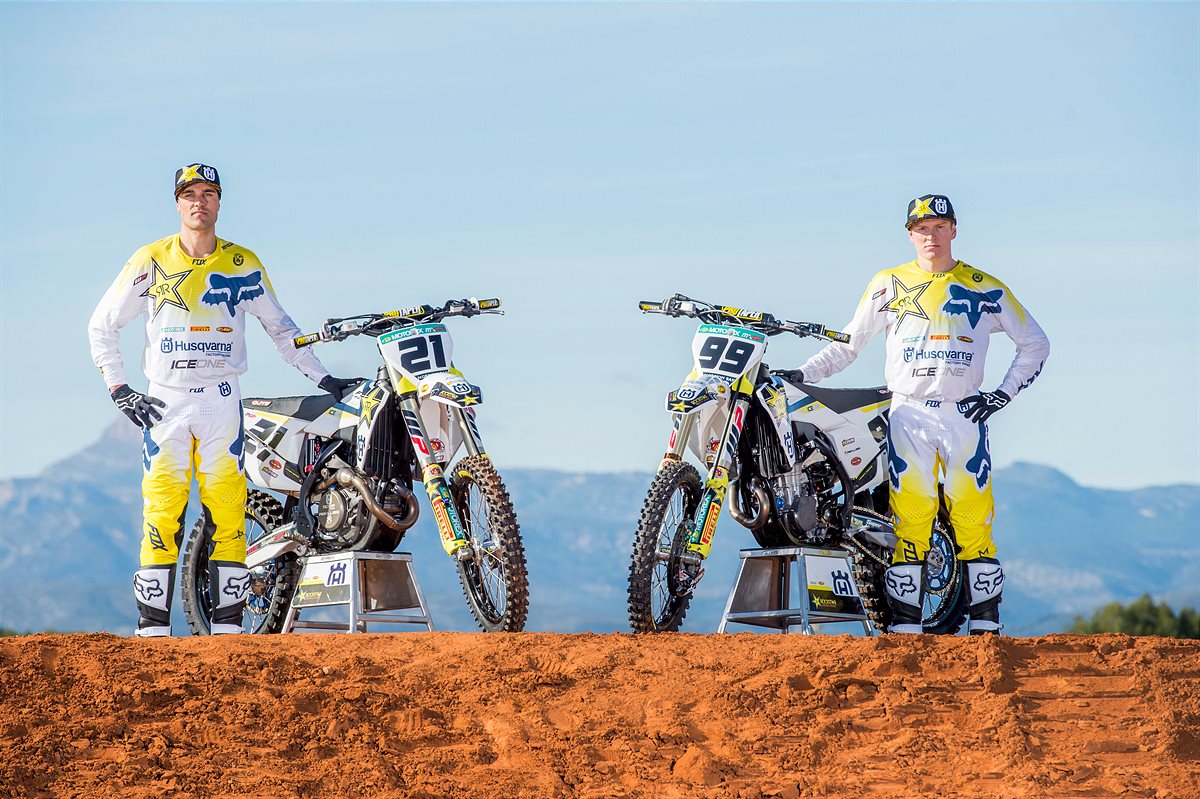 Rockstar Energy Husqvarna Factory Racing MXGP Team - Paulin & Anstie