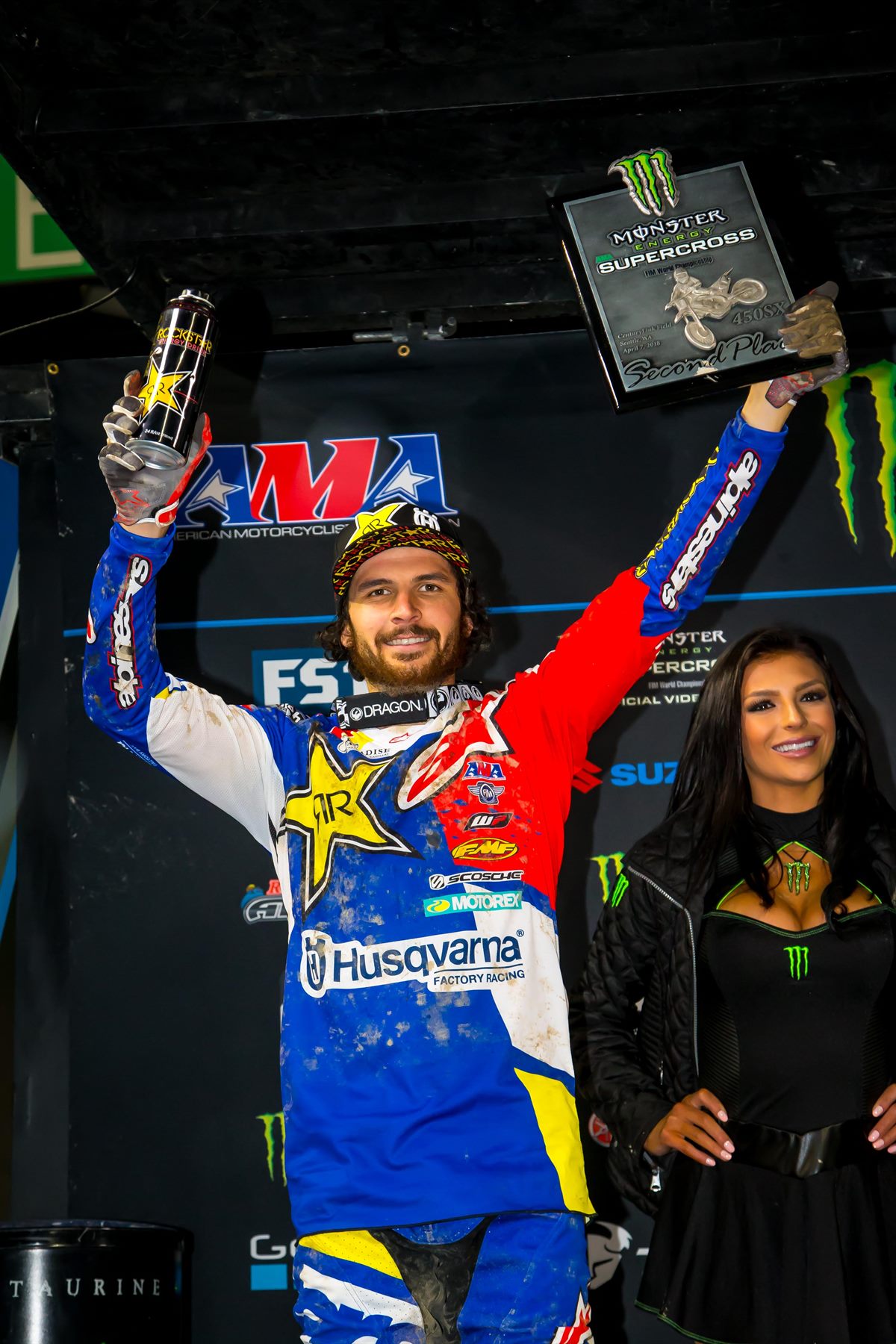 Jason Anderson finished 2nd in Seattle! (Photo: Simon Cudby)