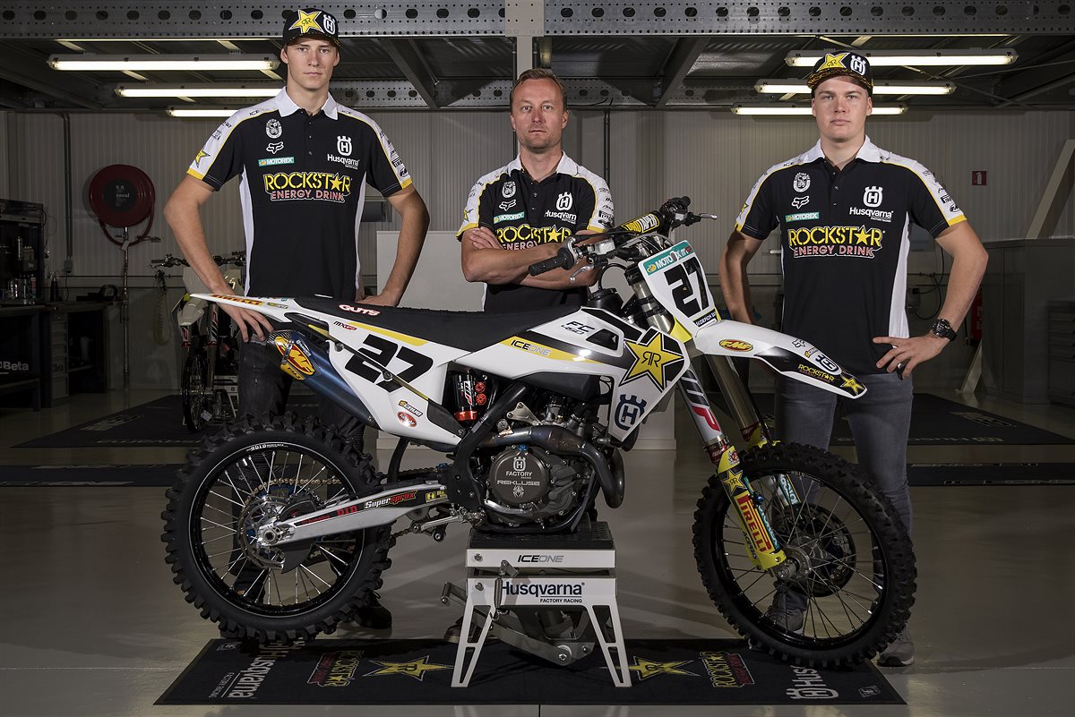 Arminas Jasikonis, Antti Pyrhönen & Pauls Jonass - Rockstar Energy Husqvarna Factory Racing MXGP Team