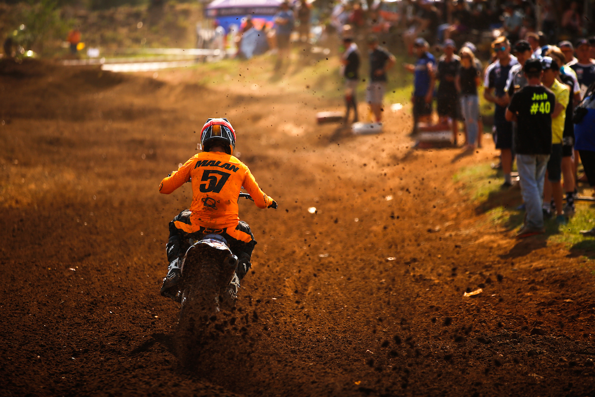 Motocross star Maddy Malan enters the 2019 season swinging. Captured by www.zcmc.co.za