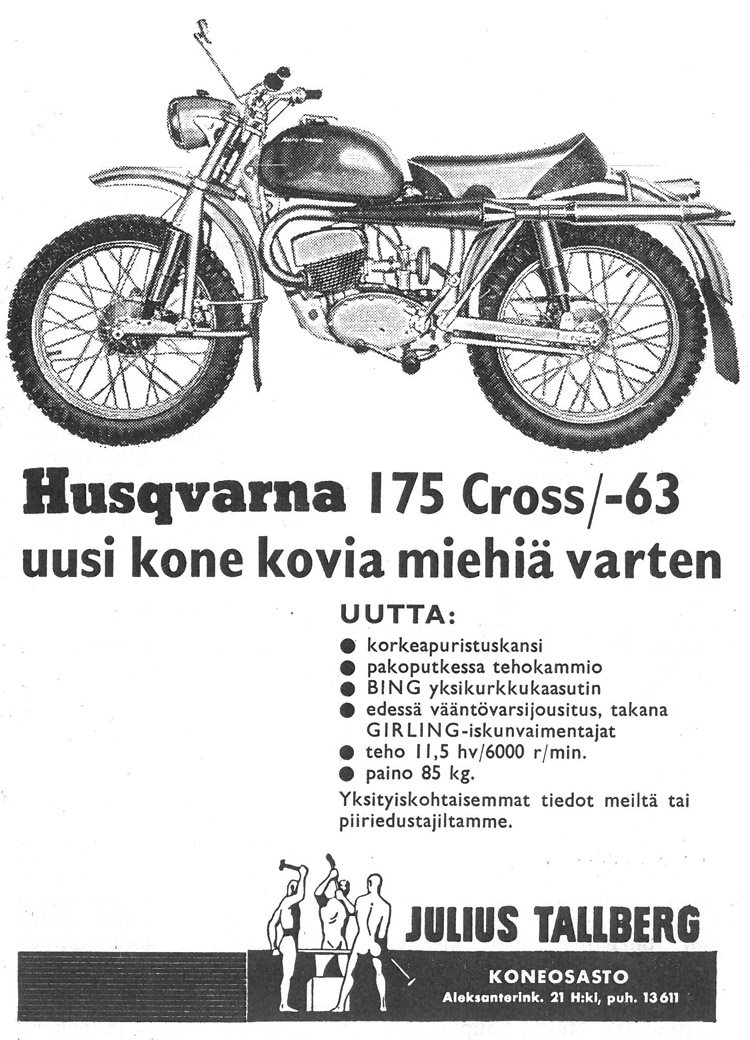 1963 Tallberg Advertisement 