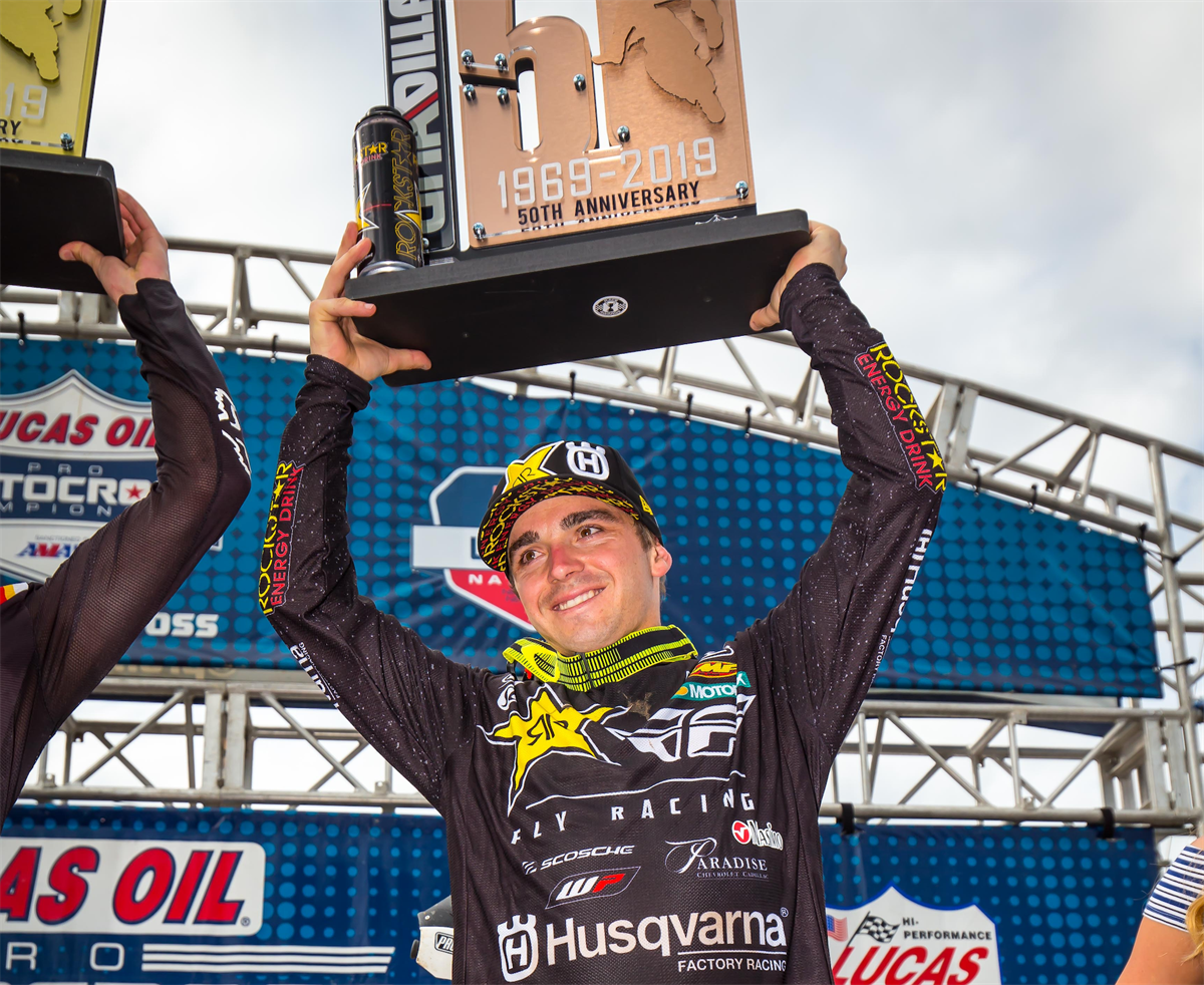 ZACH OSBORNE PODIUM