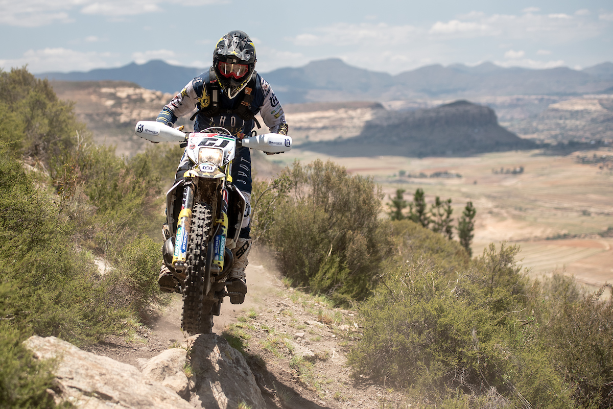 Enduro legend Graham Jarvis at the 2019 Motul Roof of Africa.