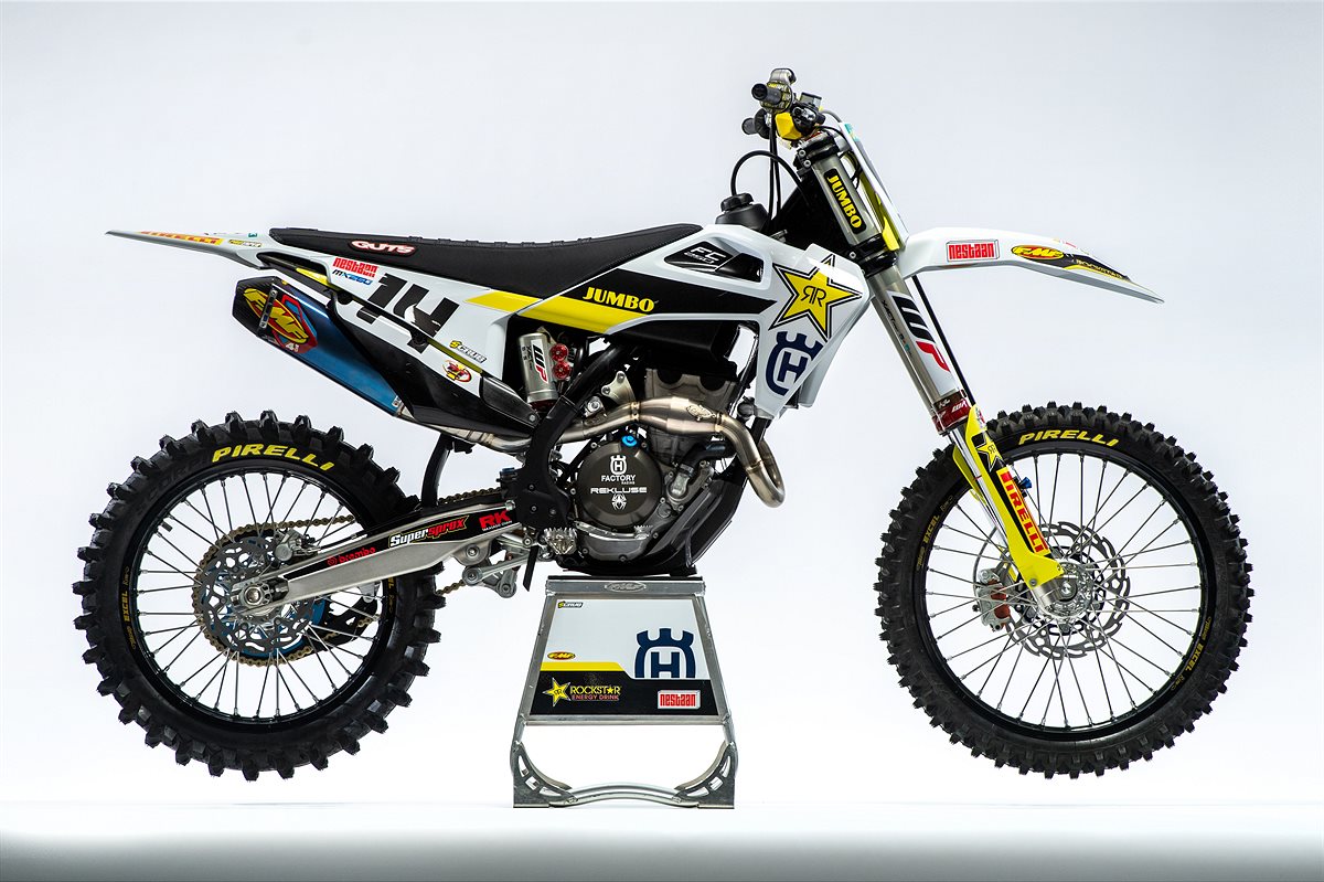 Rockstar Energy Husqvarna Factory Racing sign Kay de Wolf and