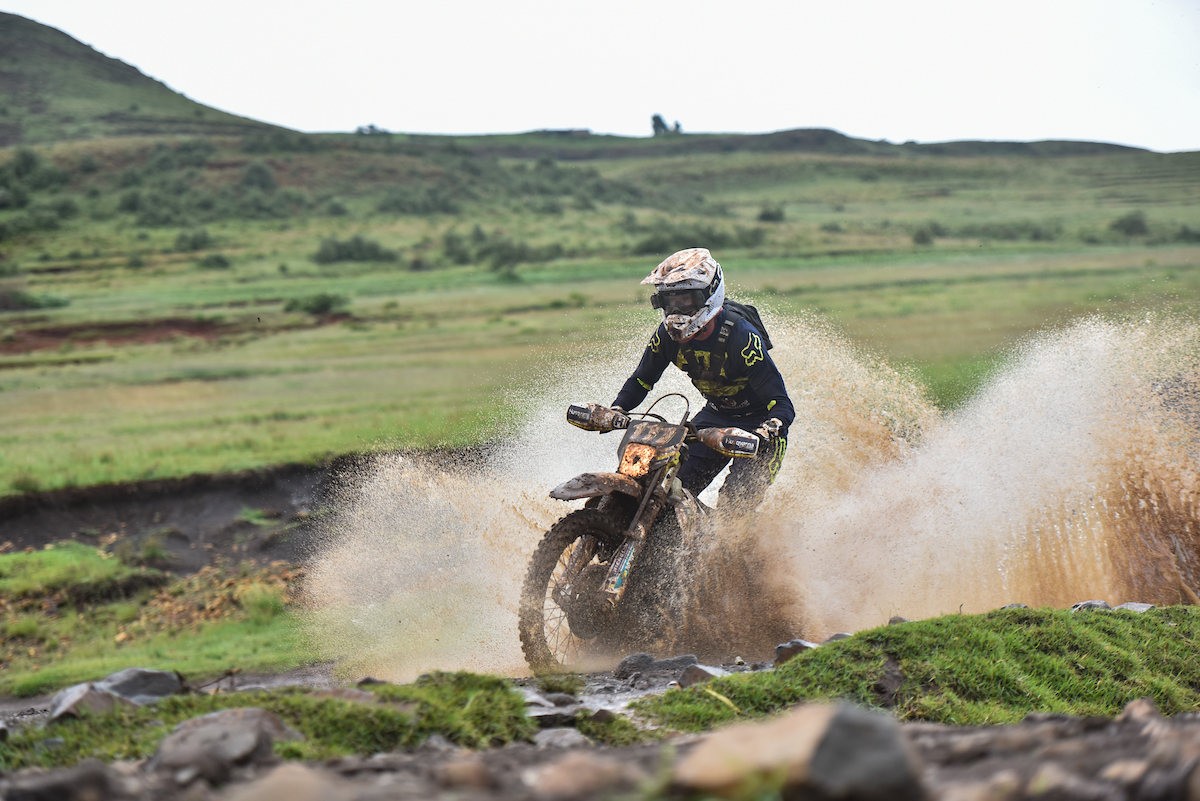 Brett Swanepoel at the 2020 National Enduro Championship season opener.