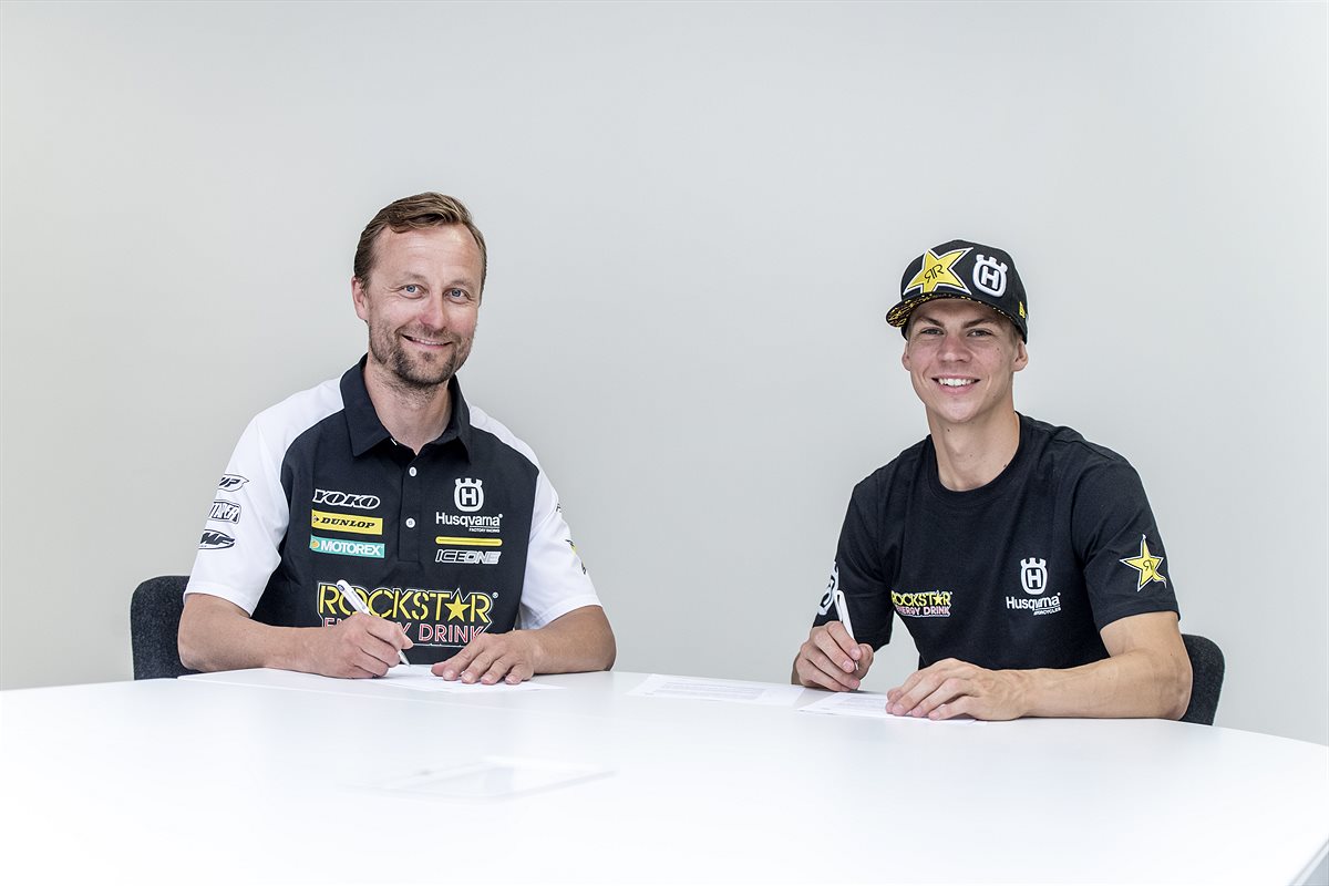 ROCKSTAR ENERGY HUSQVARNA FACTORY RACING AND THOMAS KJER OLSEN SIGN TWO-YEAR MXGP CONTRACT