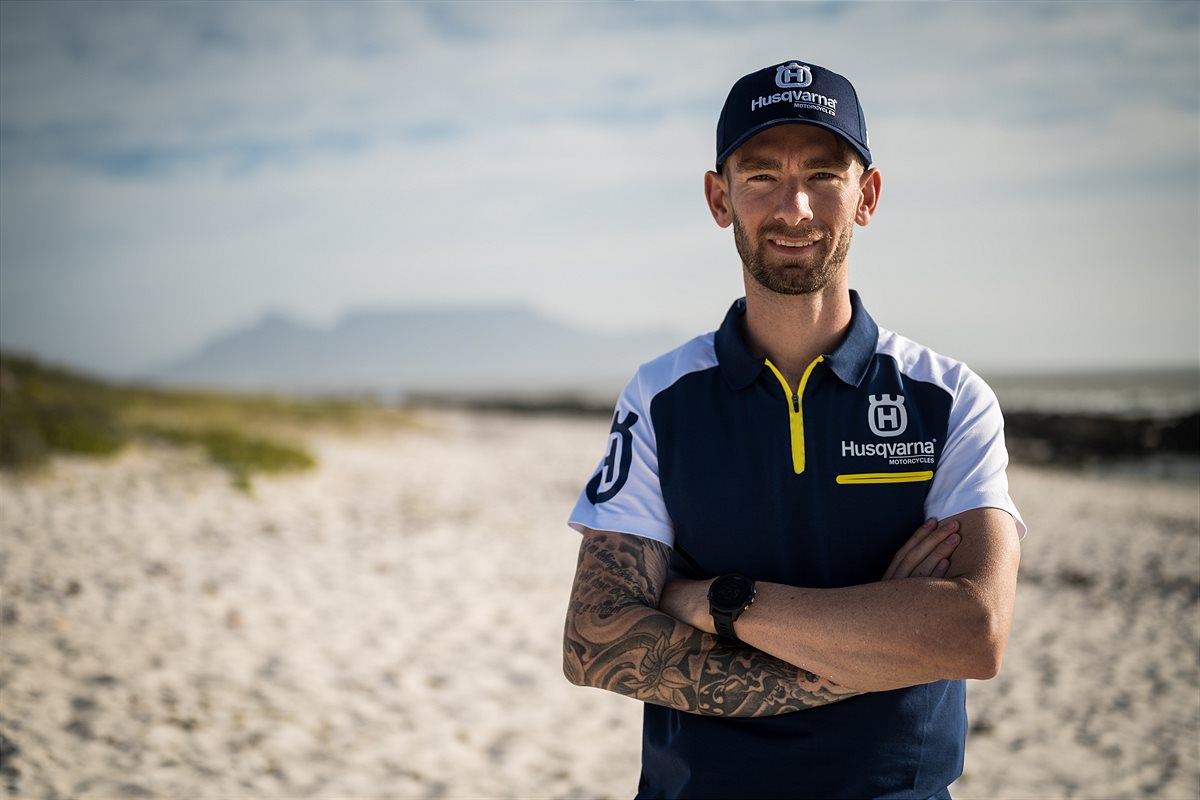 David Goosen when he first joined the Husqvarna family. 