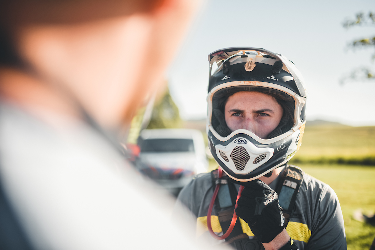 Husqvarna South Africas newest recruit Davin Cocker.