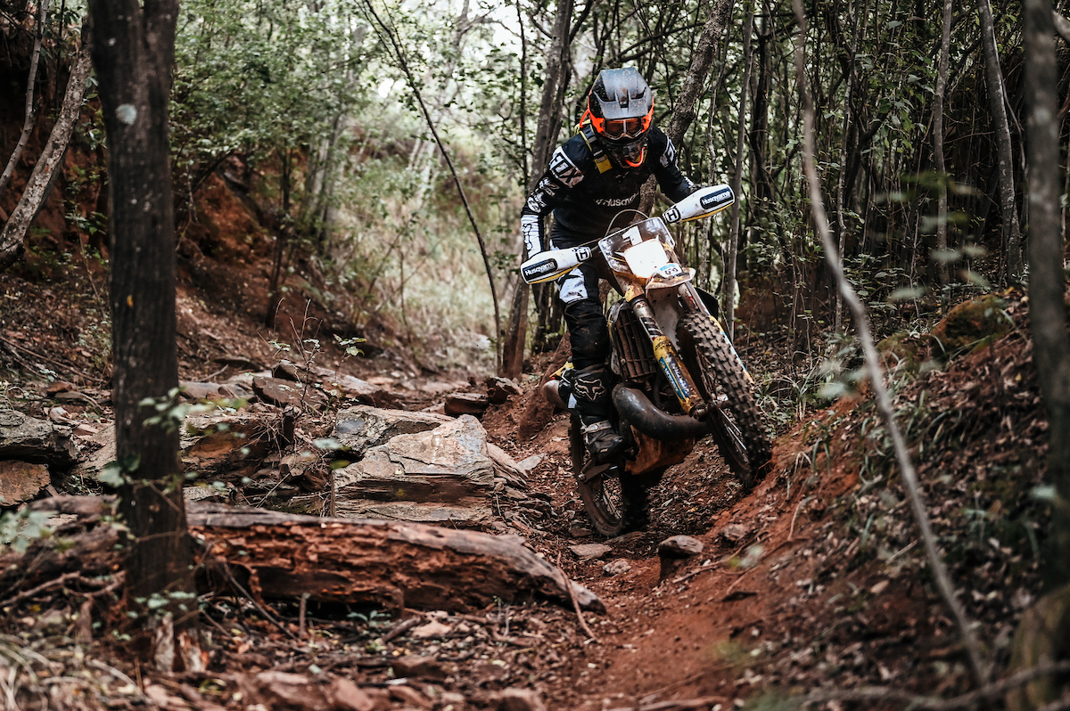 Brett Swanepoel in action.