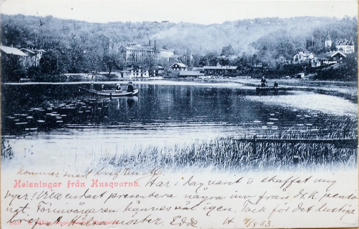 1903_Husqvarna Factory postcard