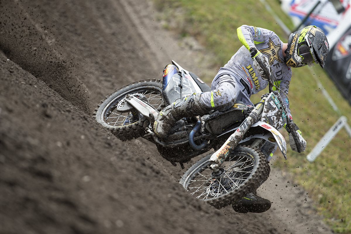 Rockstar Energy Husqvarna Factory Racing sign Kay de Wolf and