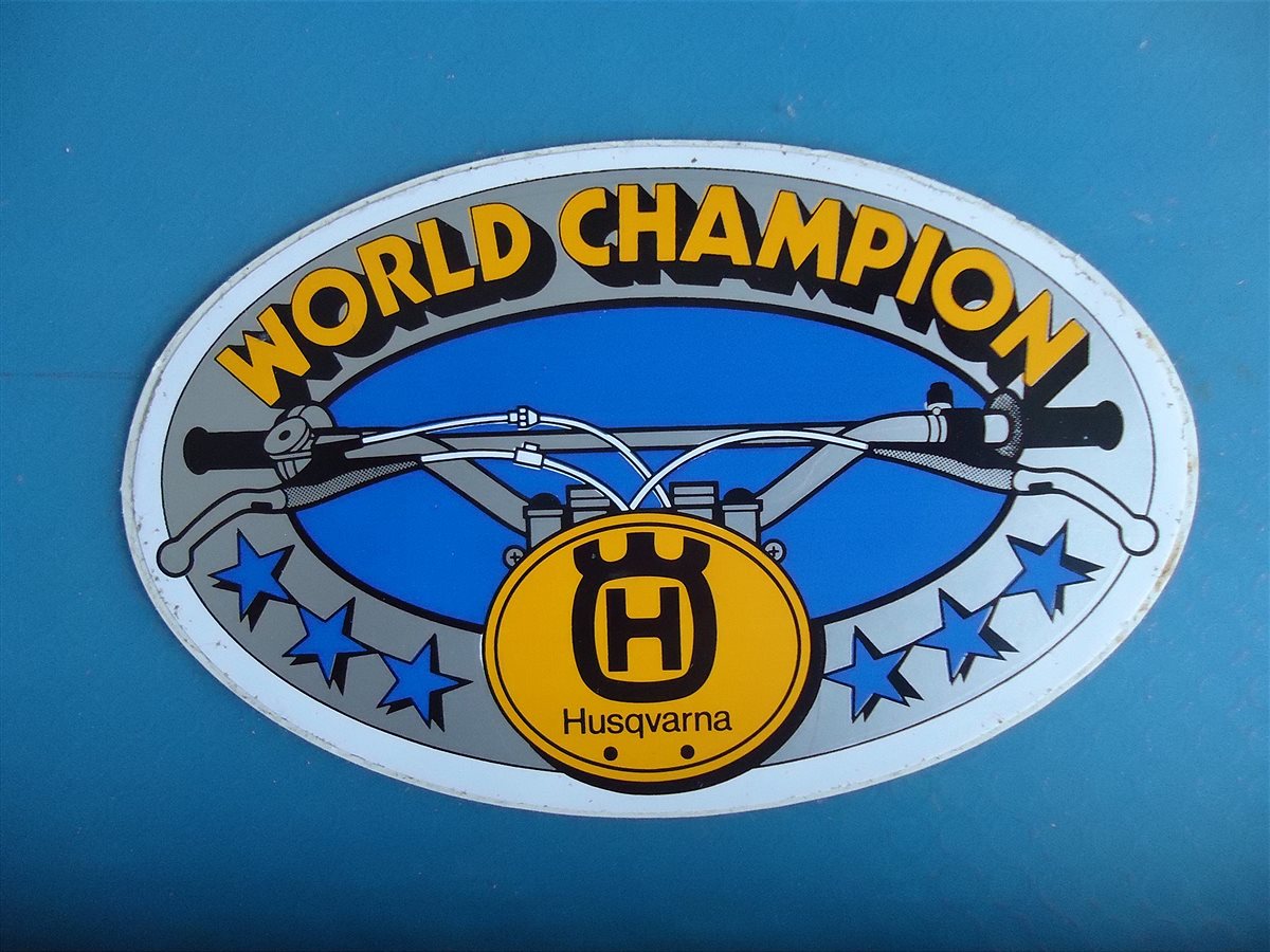 Husqvarna World Champion Decal