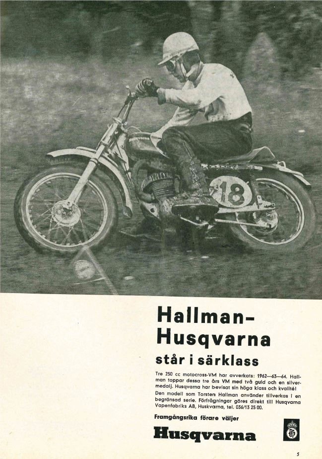 1964 Hallman Motocross Ad