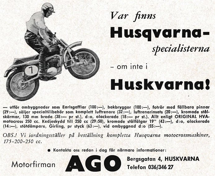 1962 Husqvarna Ad