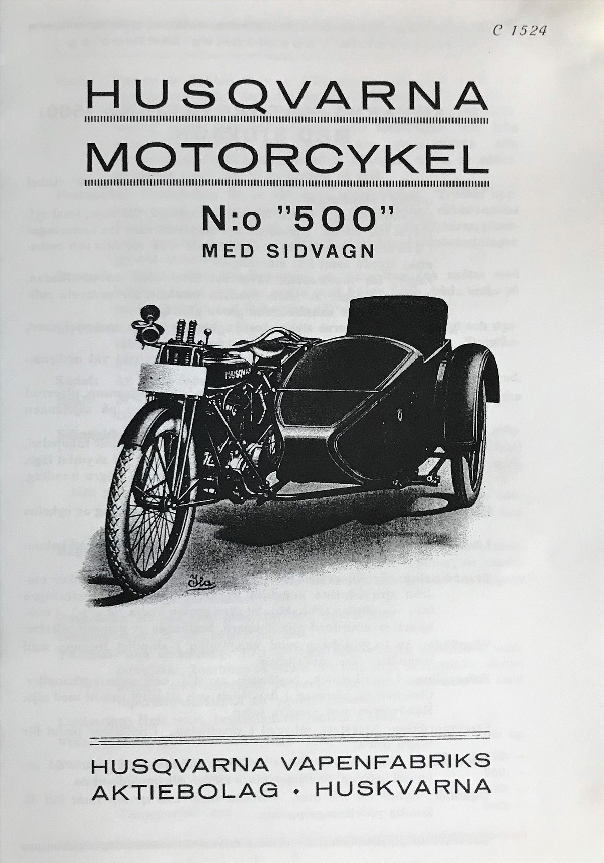 1922_Husqvarna sidecar_ model 500