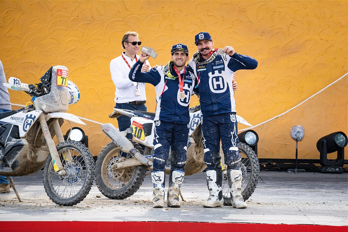 Luciano Benavides and Skyler Howes - Husqvarna Factory Racing