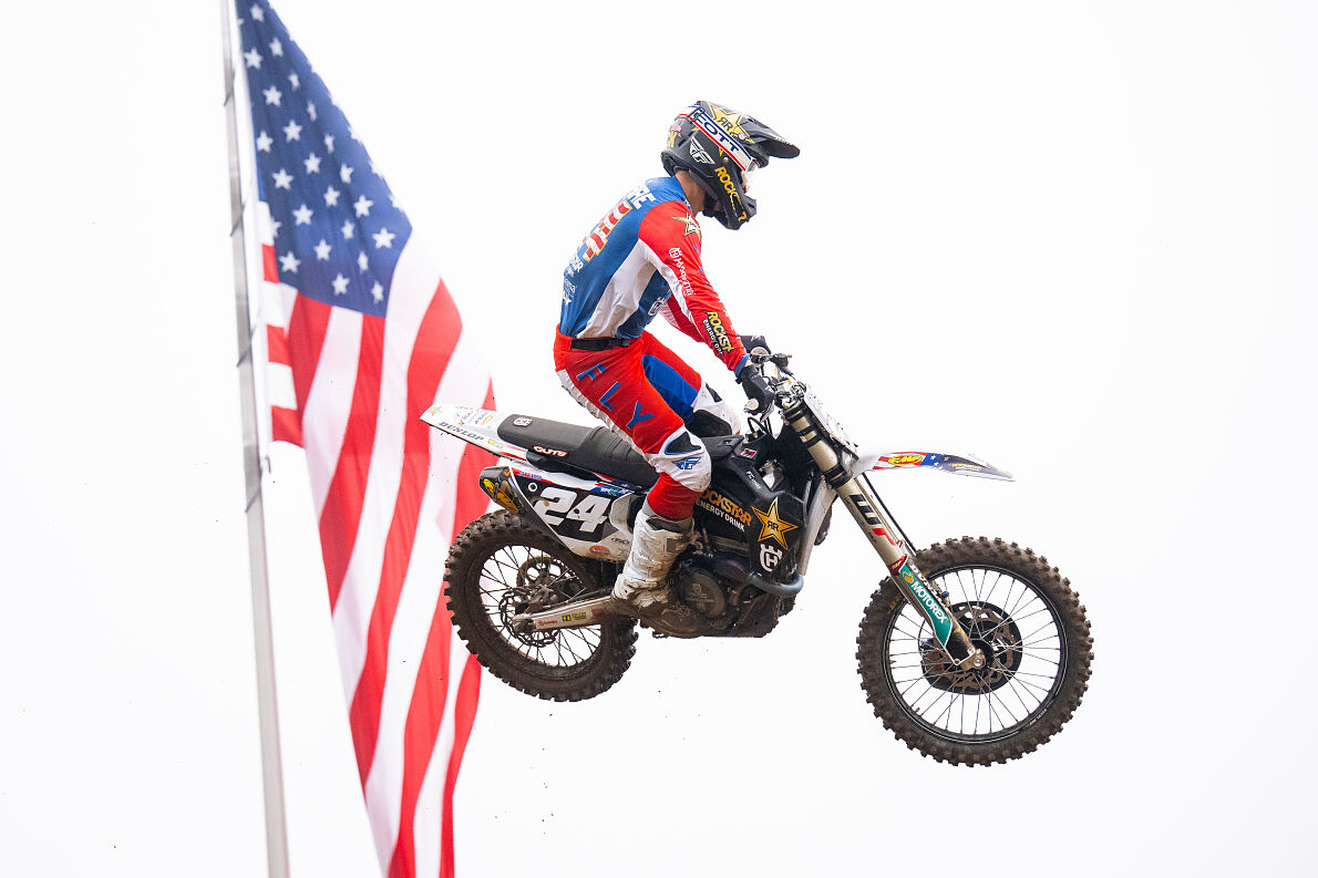 RJ HAMPSHIRE MUSCLES TO FIFTH OVERALL AT REDBUD MX