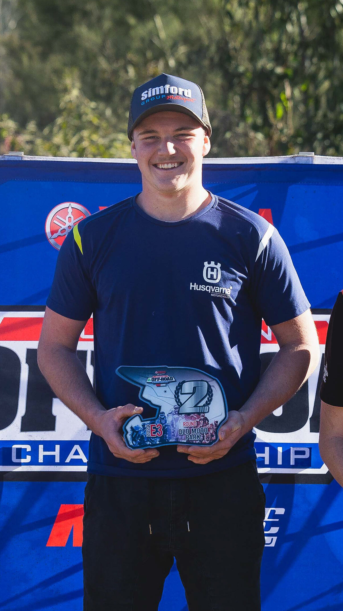 Billy Hargy podium