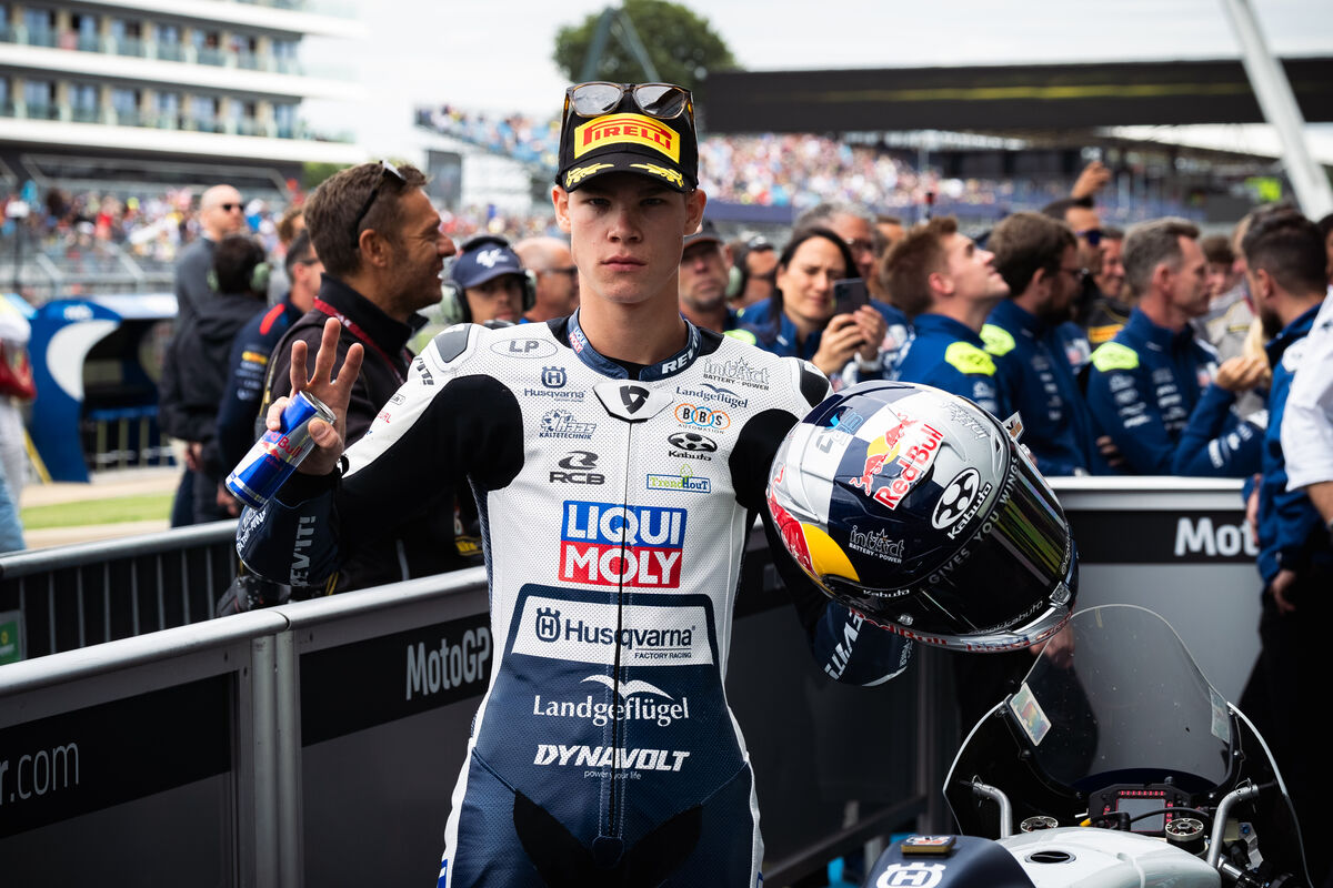 Collin Veijer Husqvarna Motorcycles Moto3 2024 Great Britain